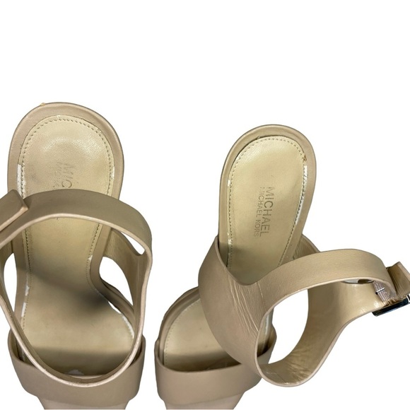 MICHAEL Michael Kors Nude Slingback Heels Size 9 - Picture 4 of 9